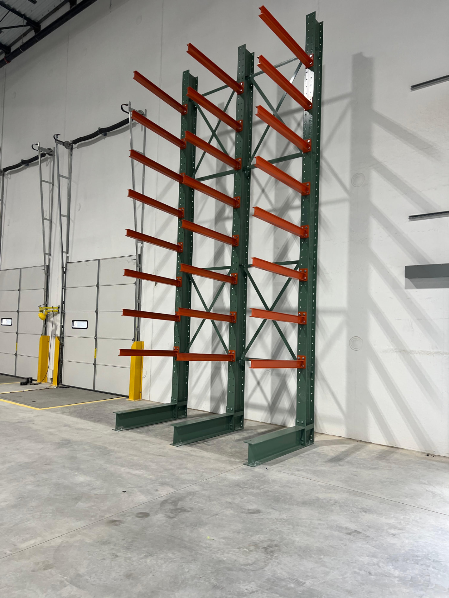 Pallet rack installation by Detroit Pallet Rack