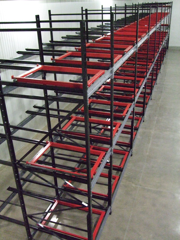 Pallet rack installation by Detroit Pallet Rack